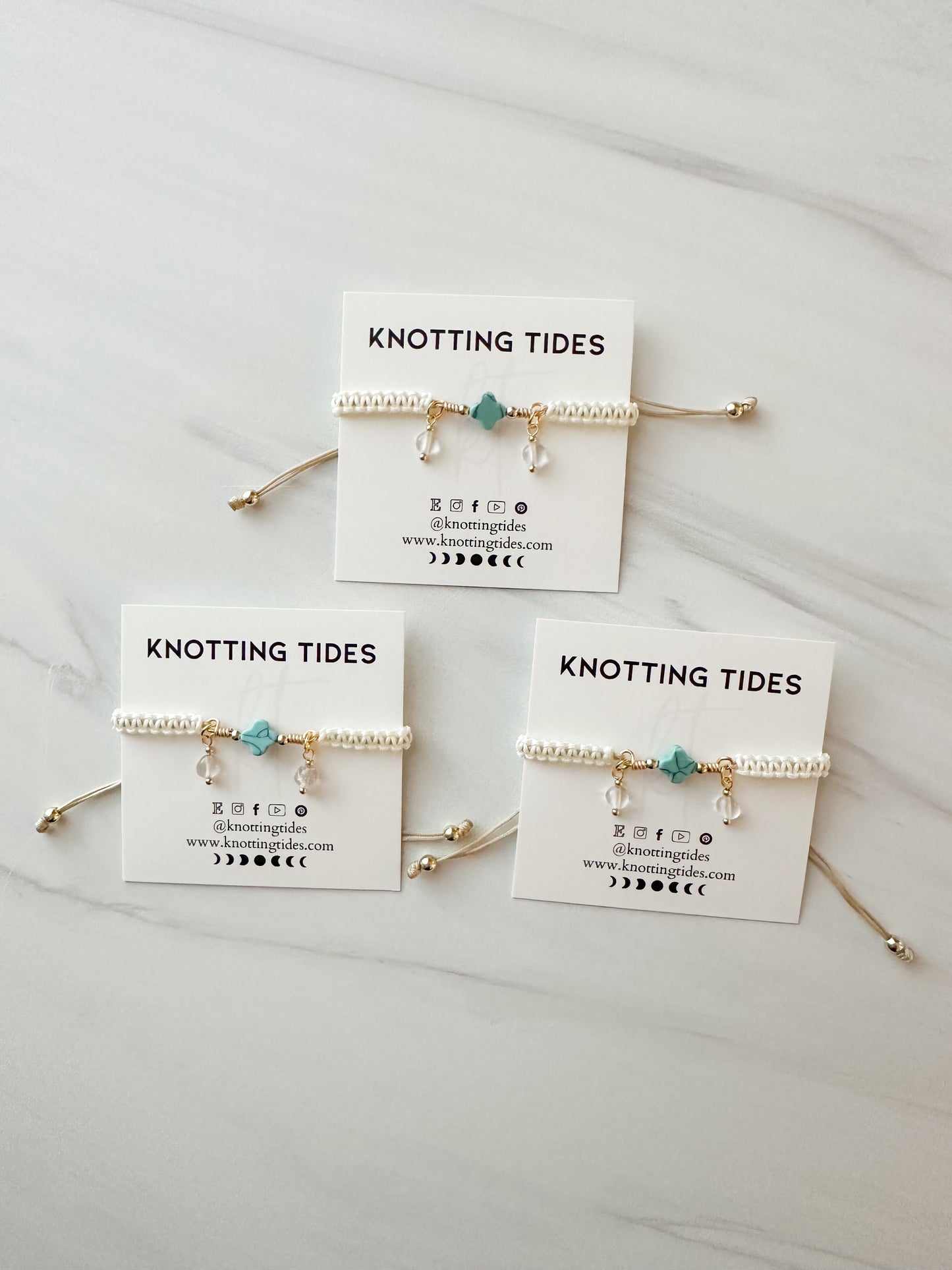 Ocean Bloom Macramé Bracelet