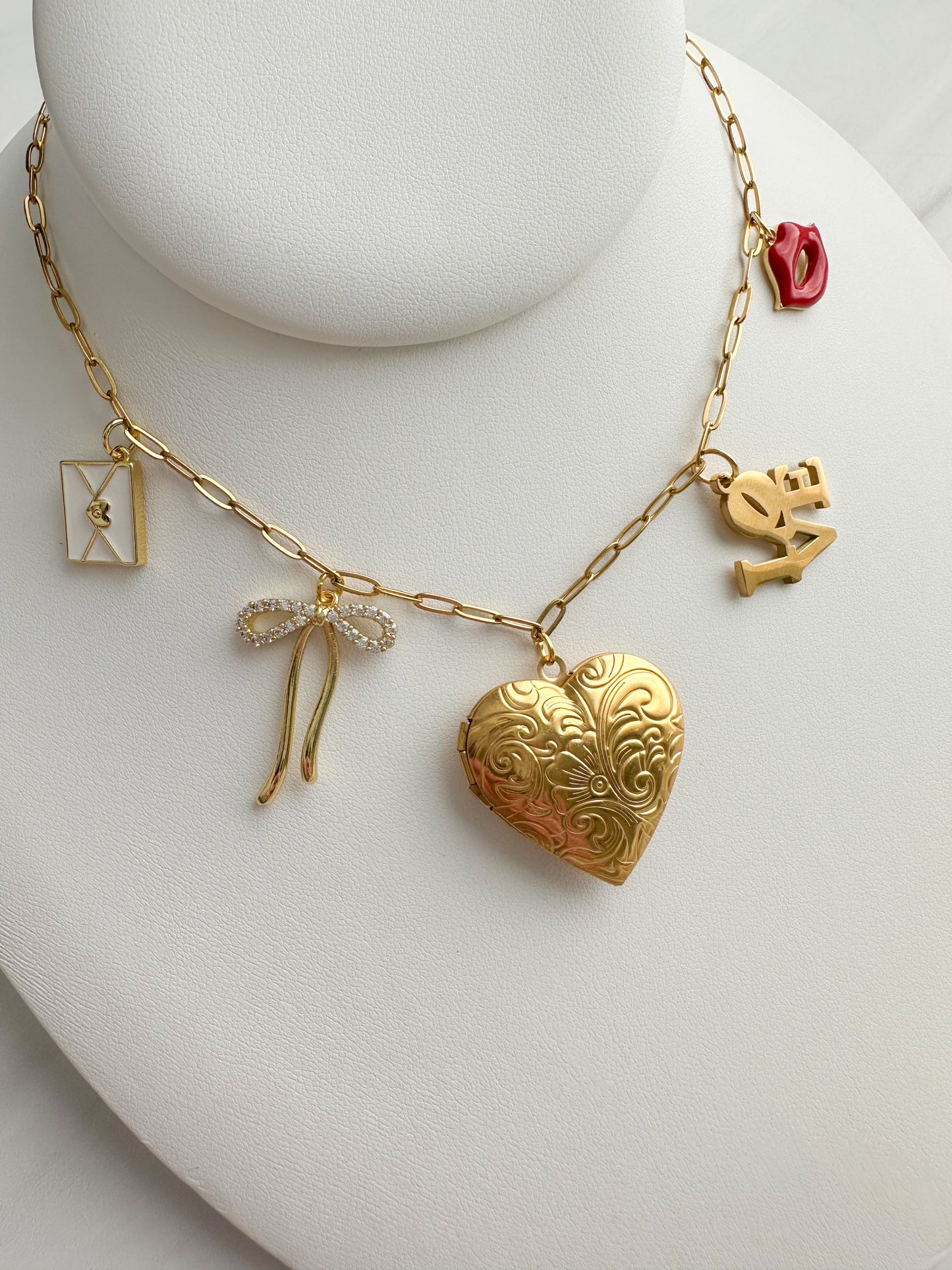 Sending All My Love Charm Necklace