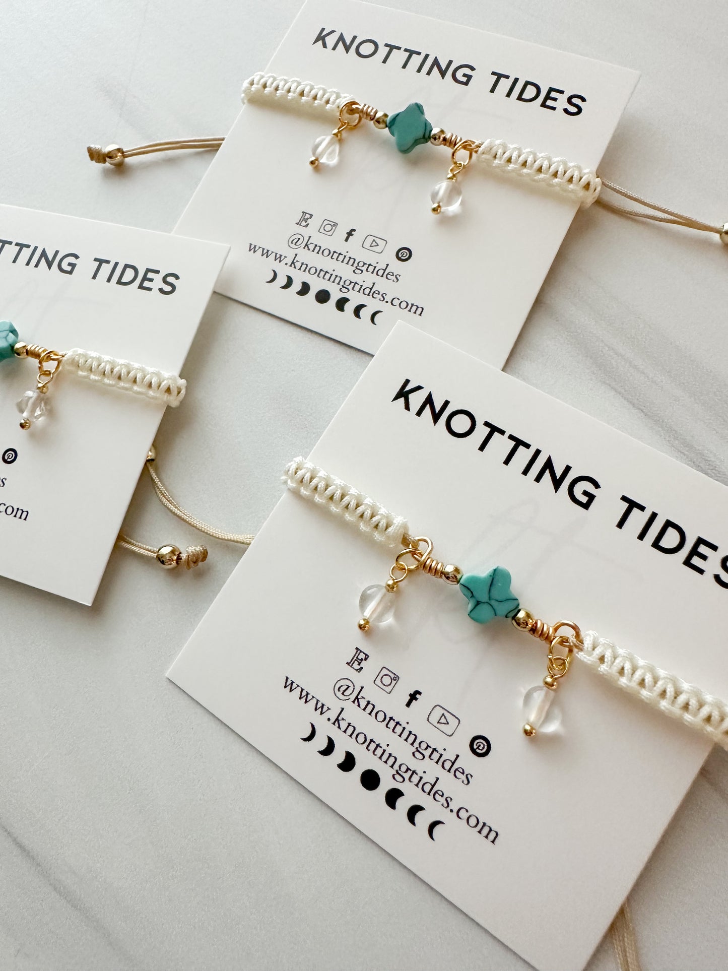 Ocean Bloom Macramé Bracelet