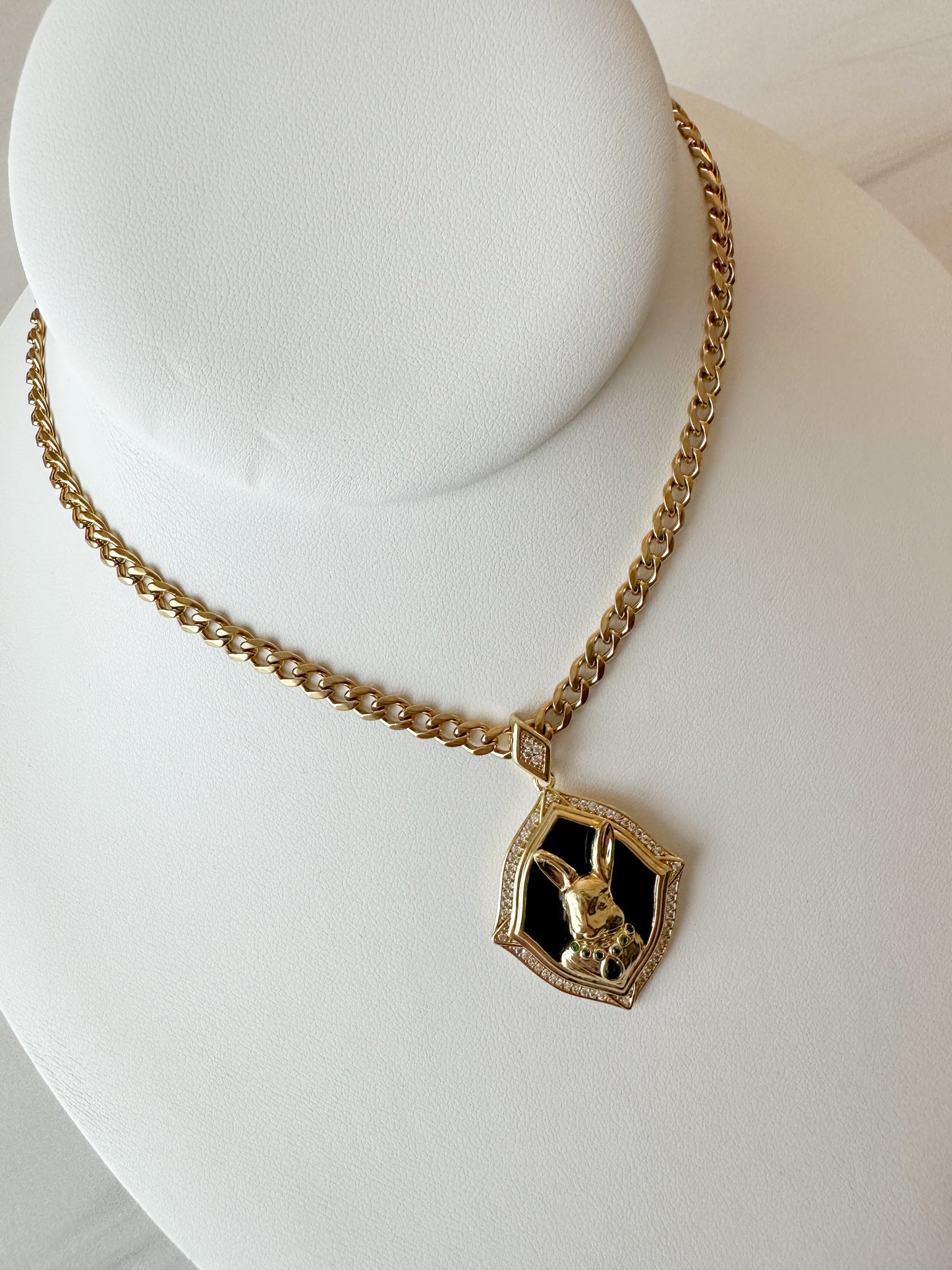 Regal Rabbit Medallion