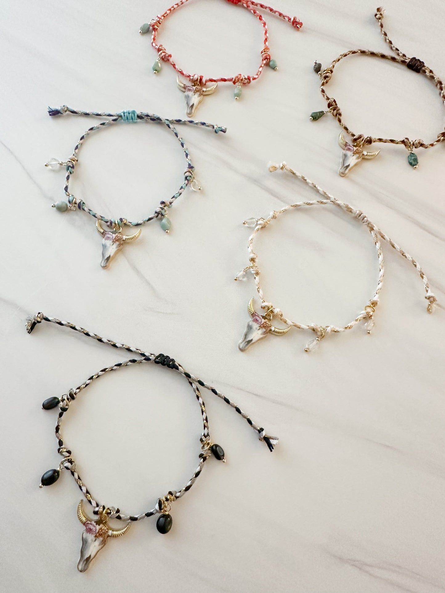 Western Bloom Charm Bracelet