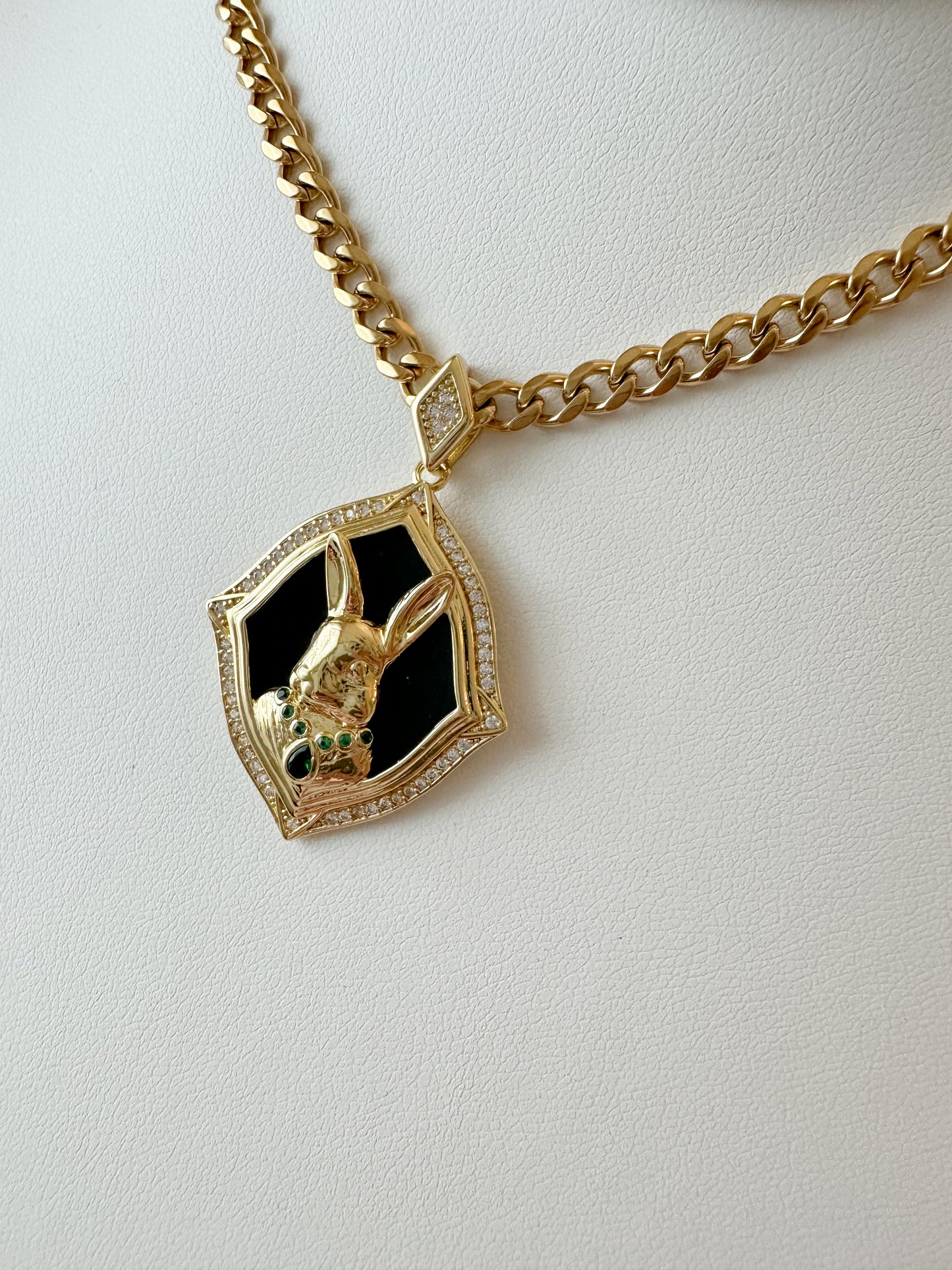 Regal Rabbit Medallion
