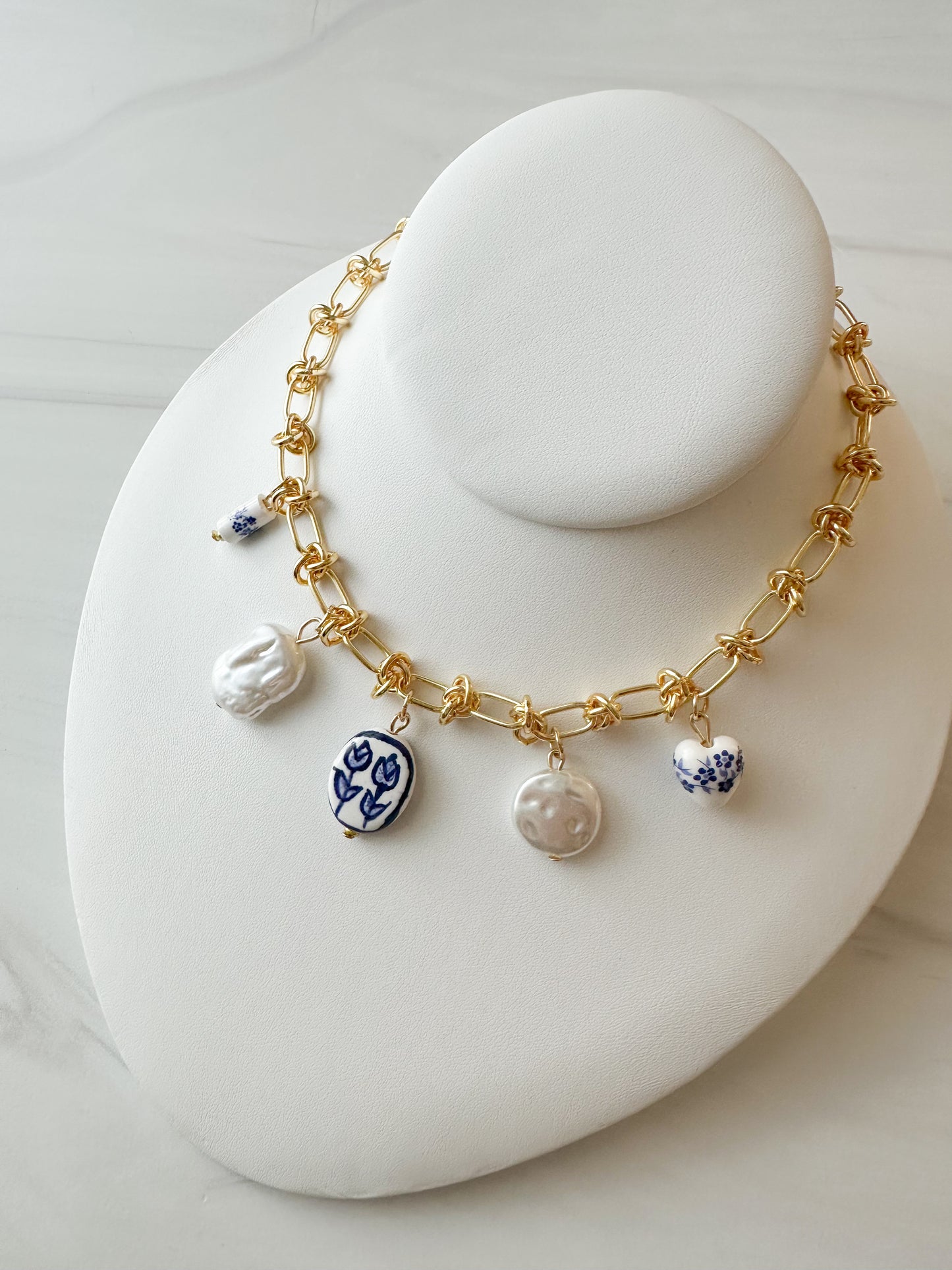 Delft Dreams Charm Necklace
