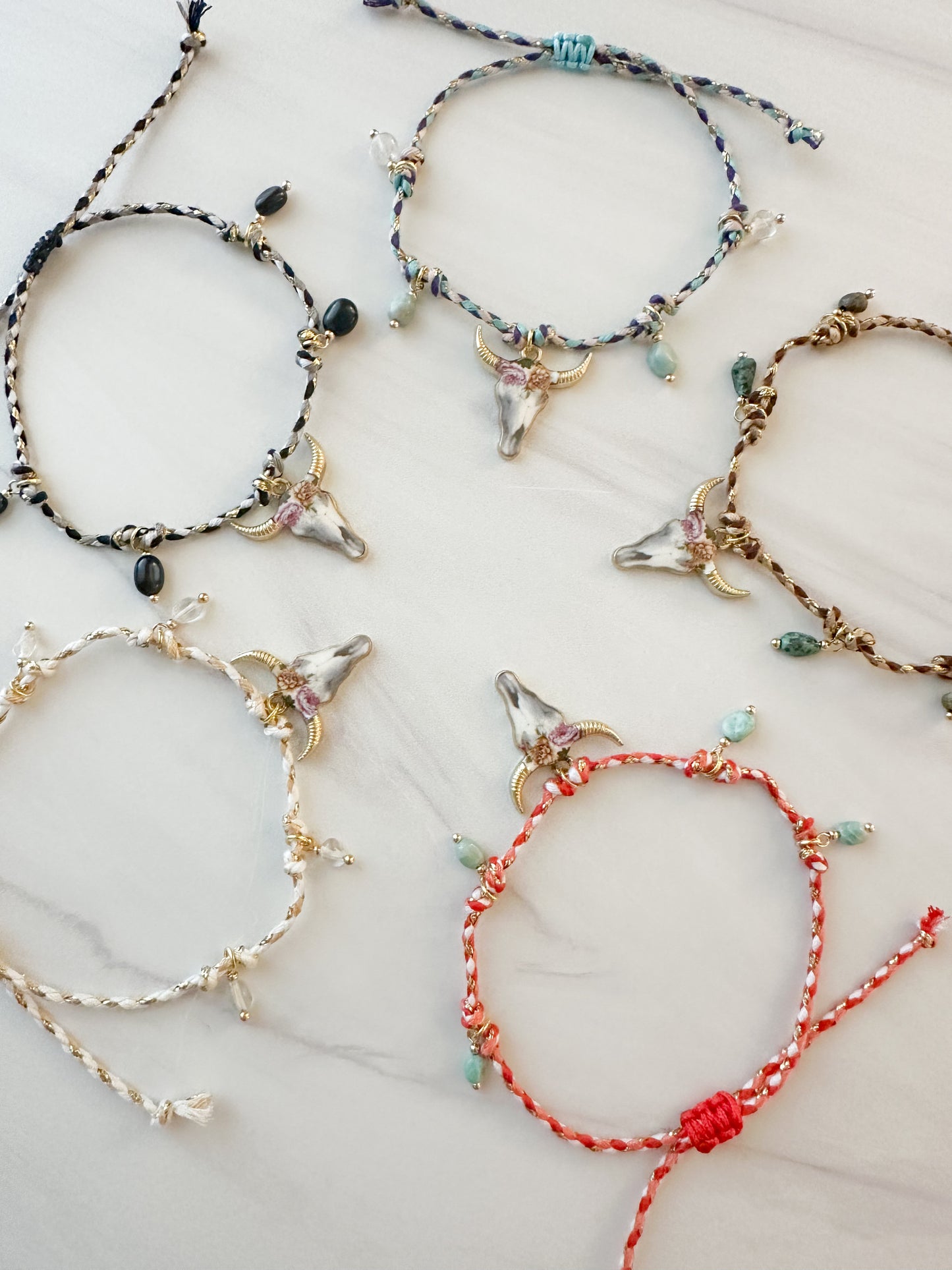 Western Bloom Charm Bracelet
