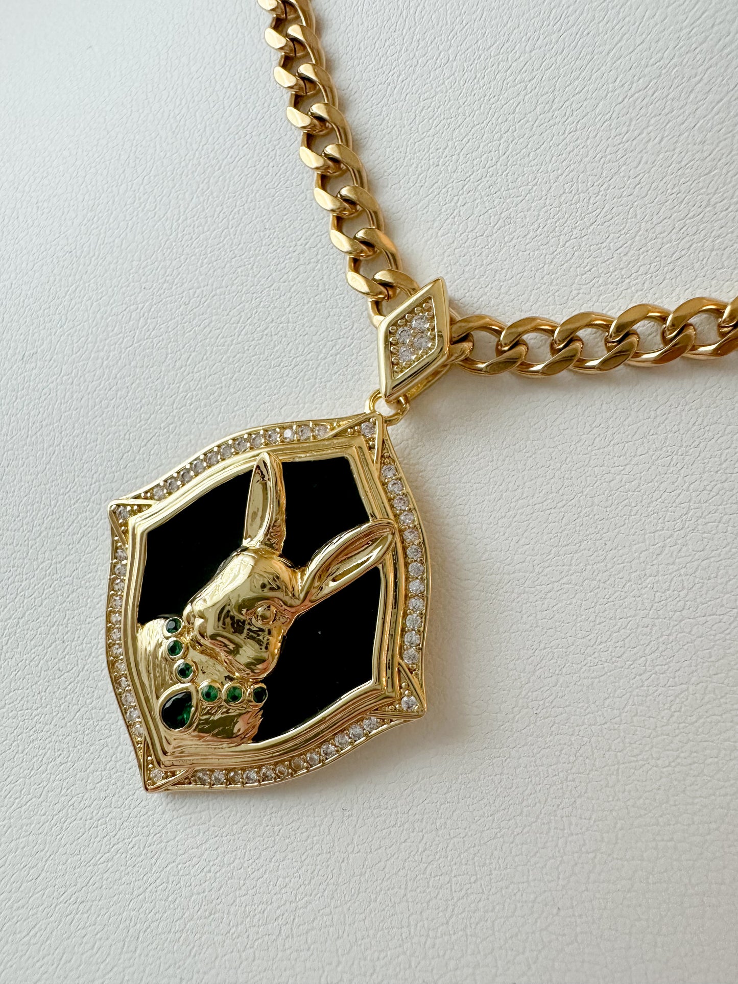Regal Rabbit Medallion