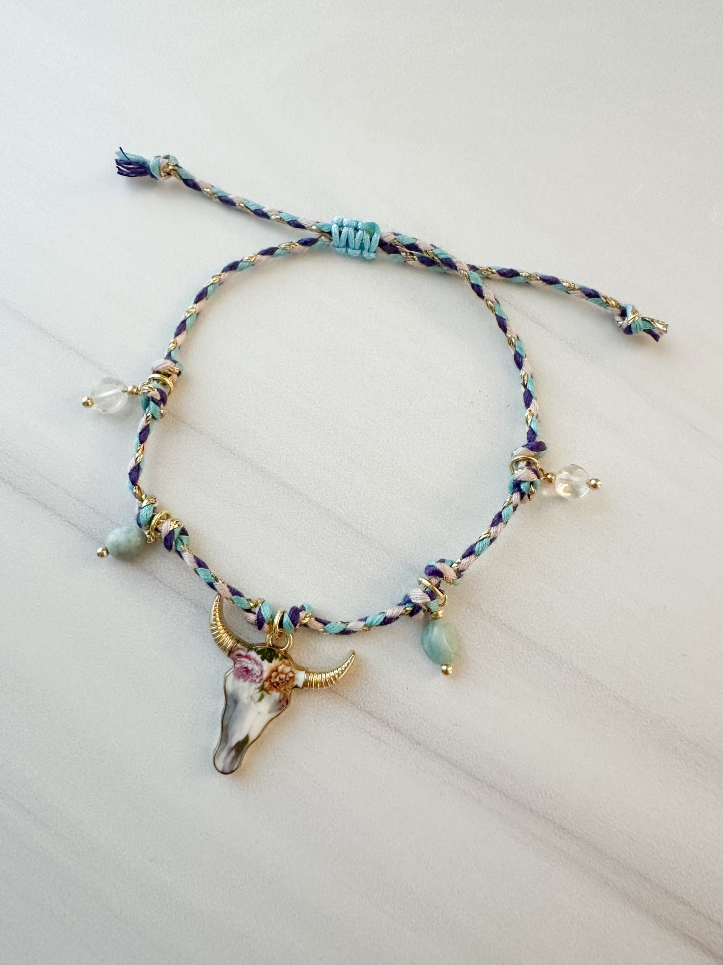 Western Bloom Charm Bracelet