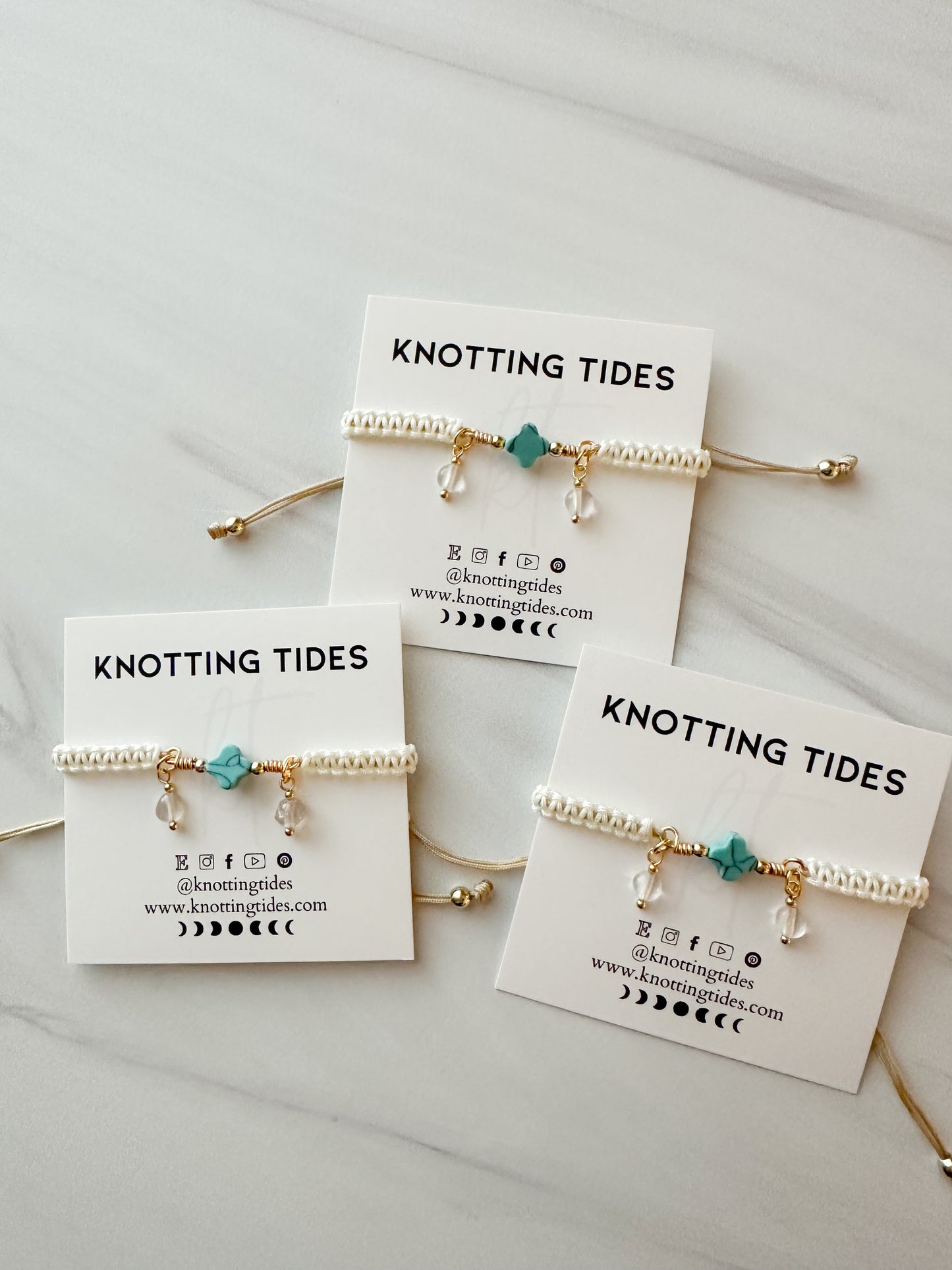 Ocean Bloom Macramé Bracelet