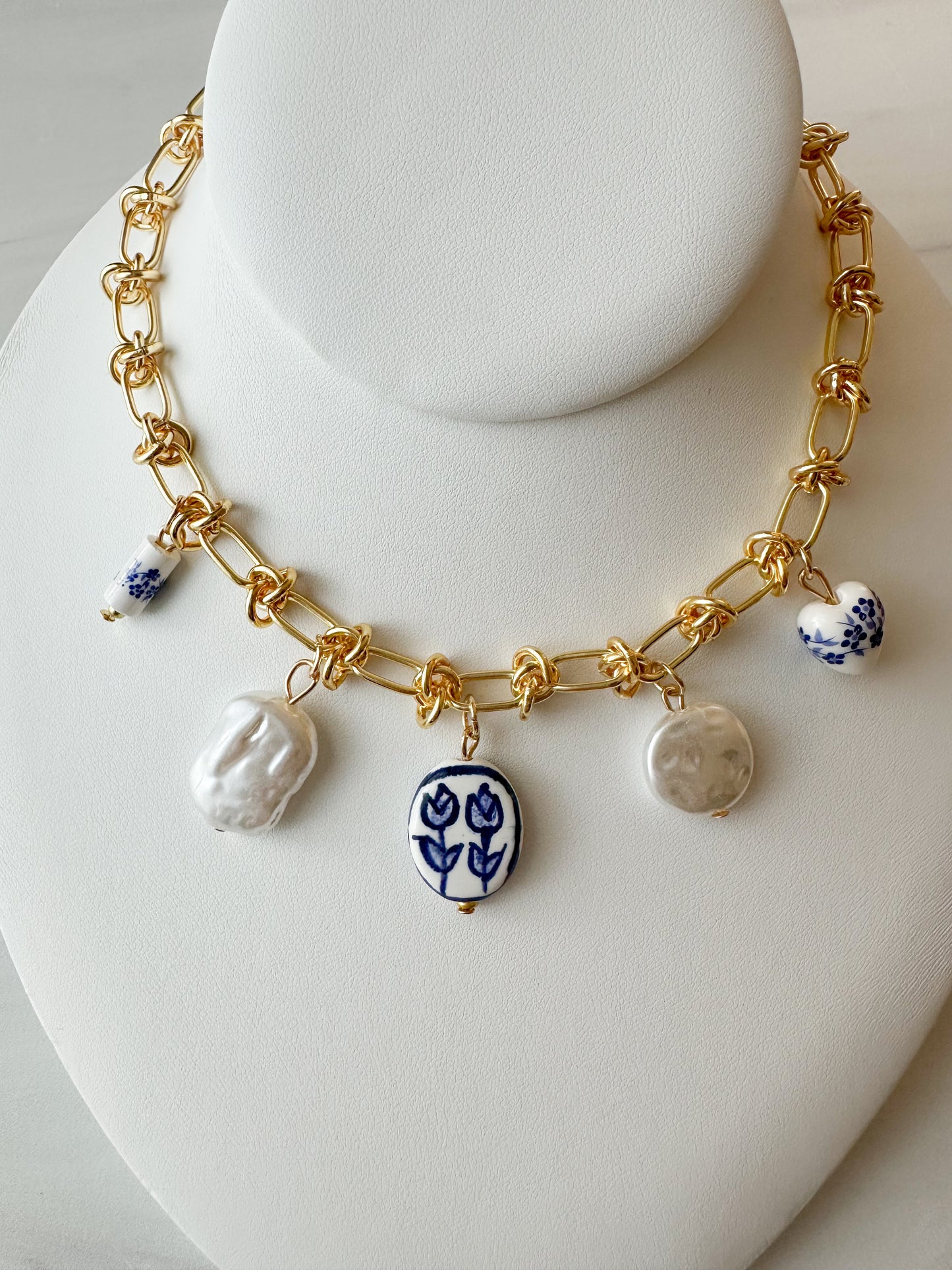 Delft Dreams Charm Necklace