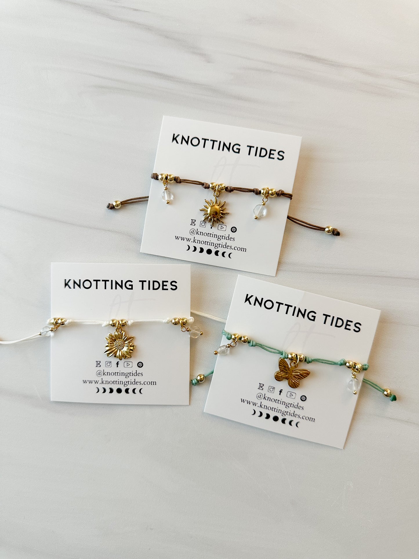 Golden Meadow Charm Bracelet