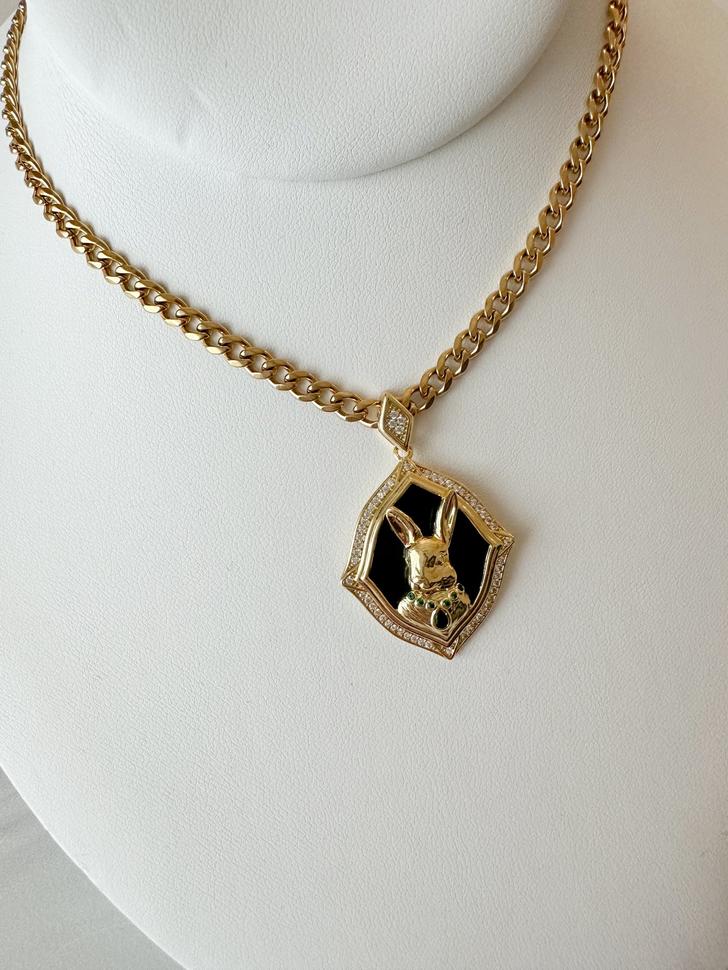 Regal Rabbit Medallion