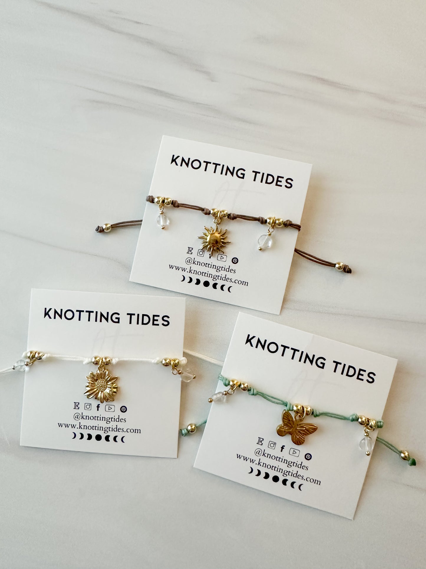 Golden Meadow Charm Bracelet