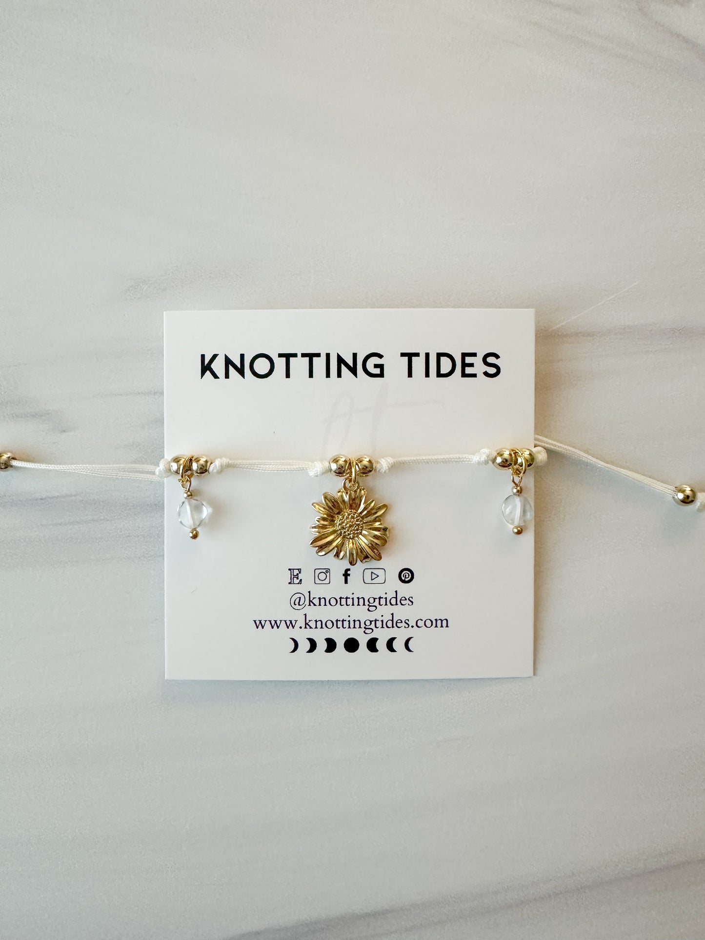 Golden Meadow Charm Bracelet