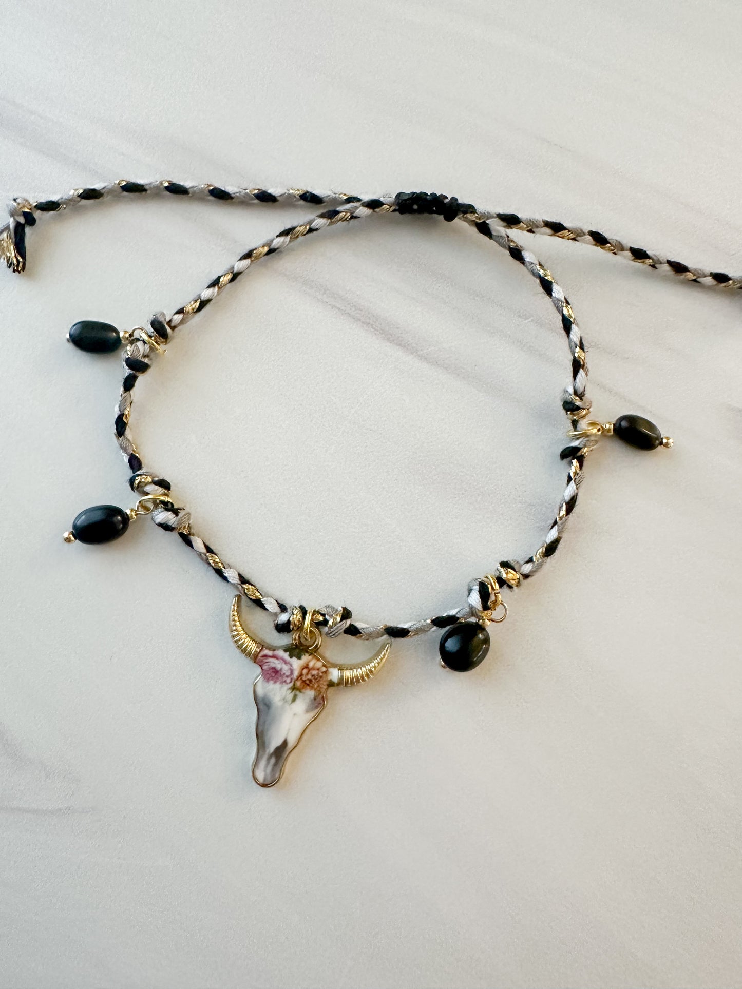 Western Bloom Charm Bracelet