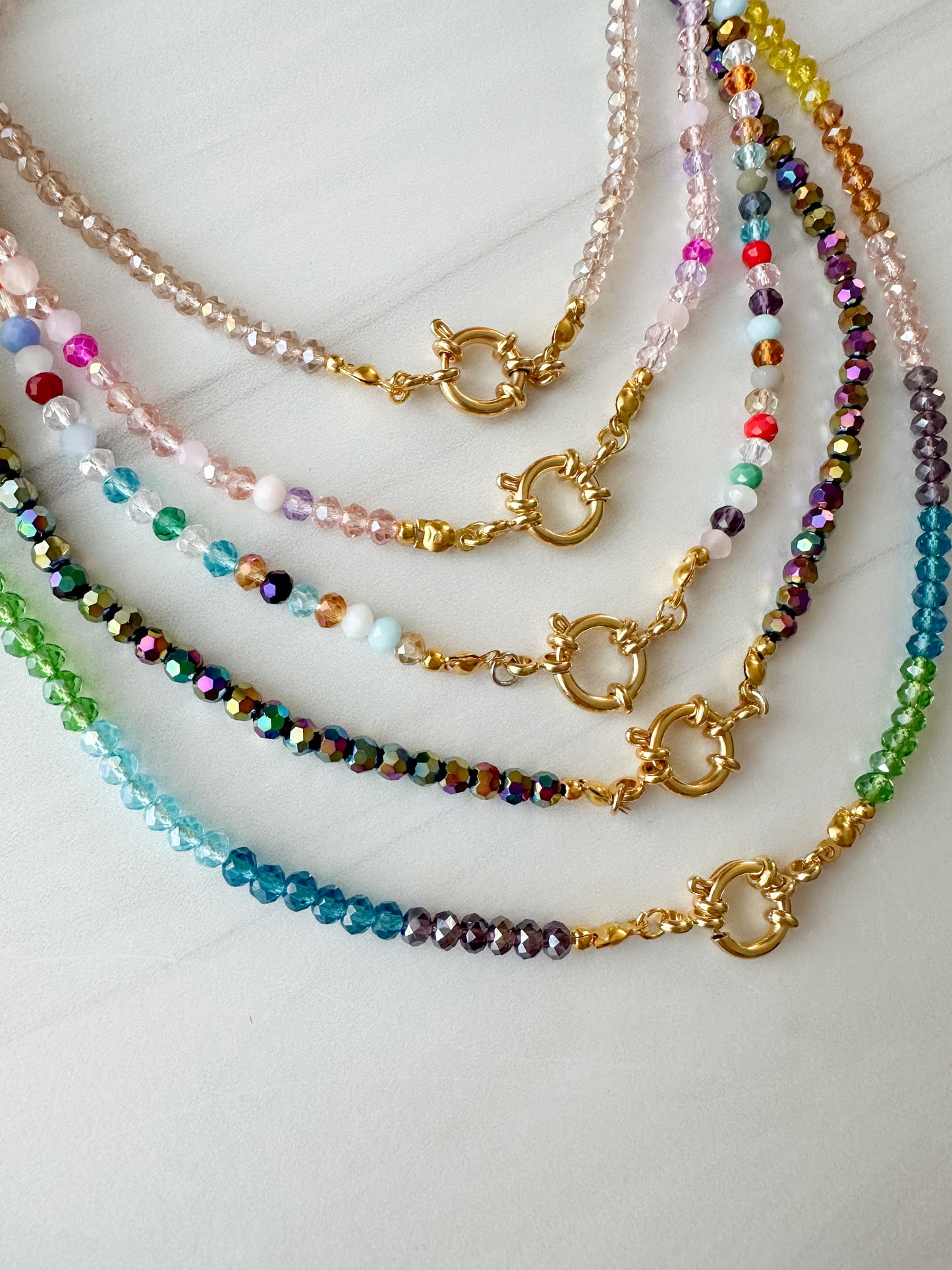 Lustreline Crystal Necklace