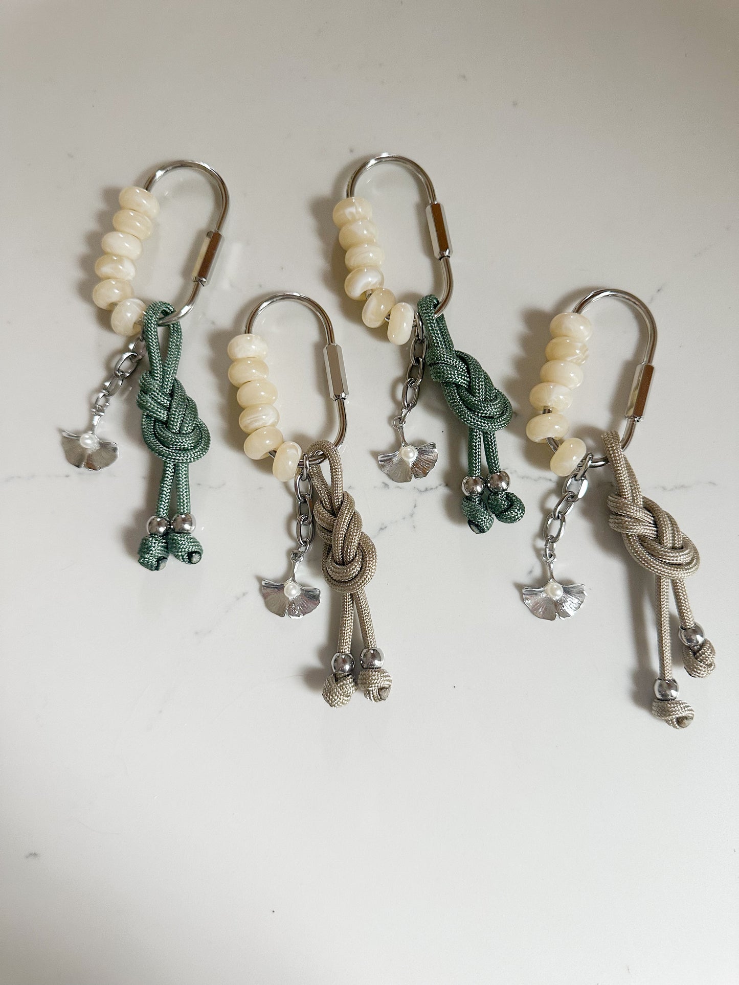 The Ginkgo Knot Bag Charm