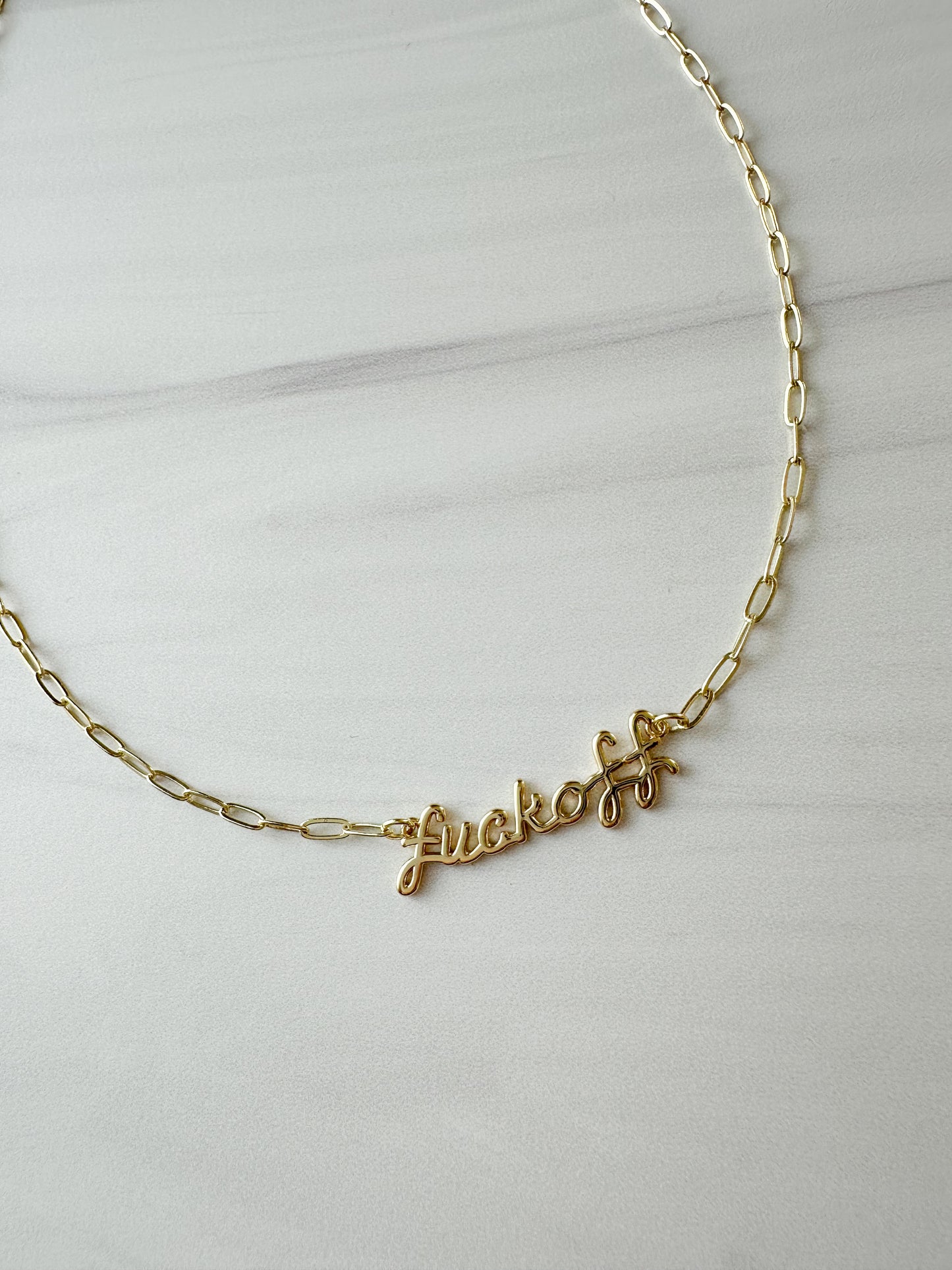 F%*# Off Necklace