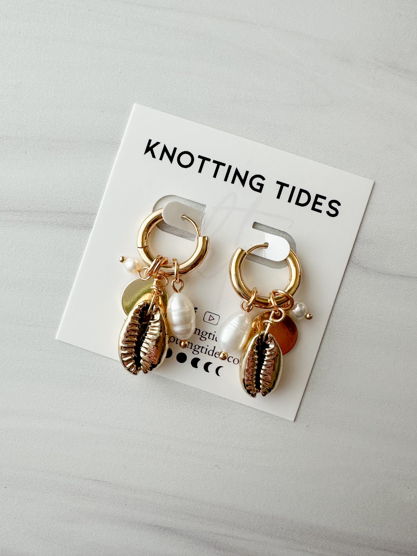 Golden Tide Hoops