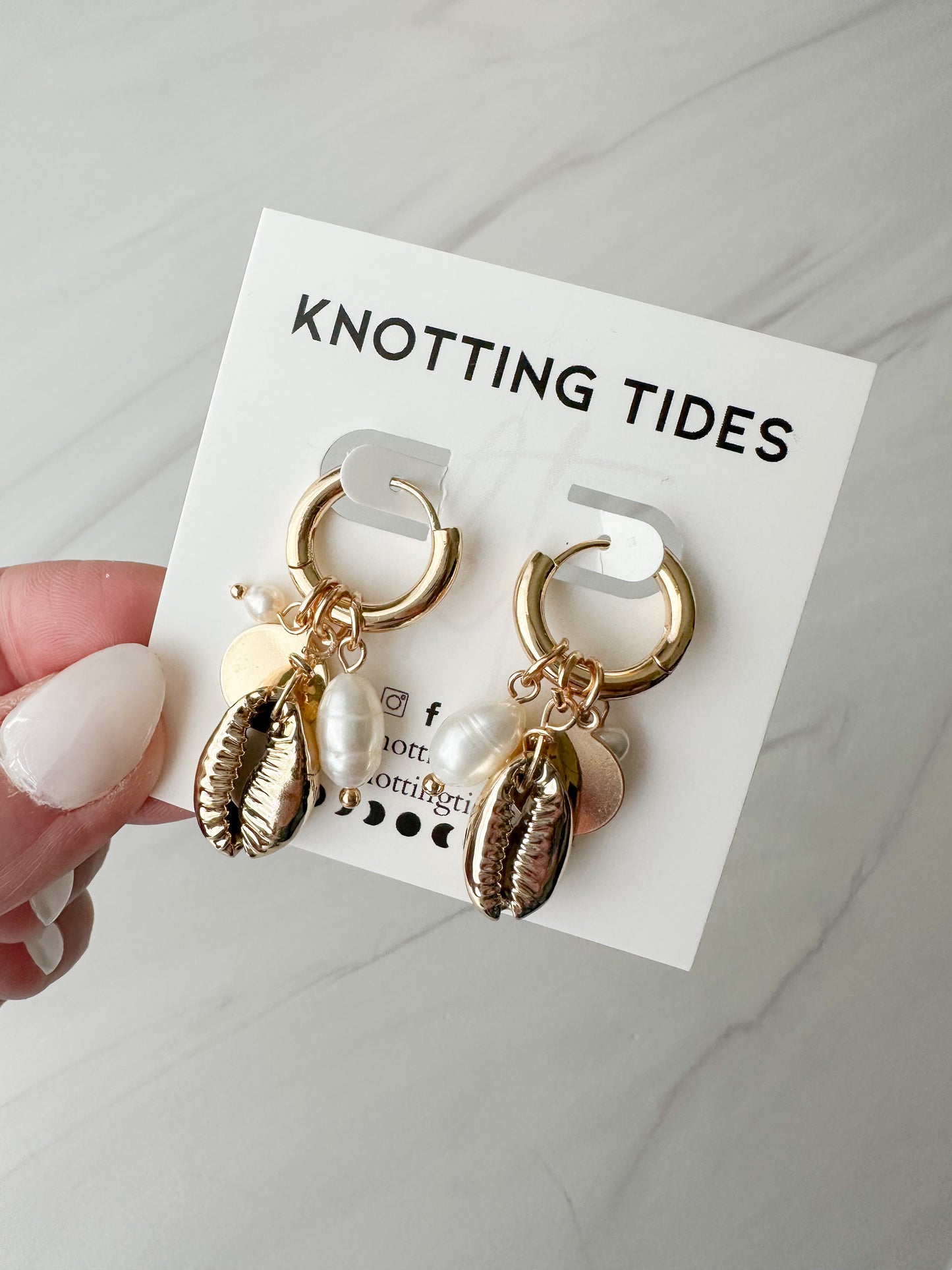 Golden Tide Hoops