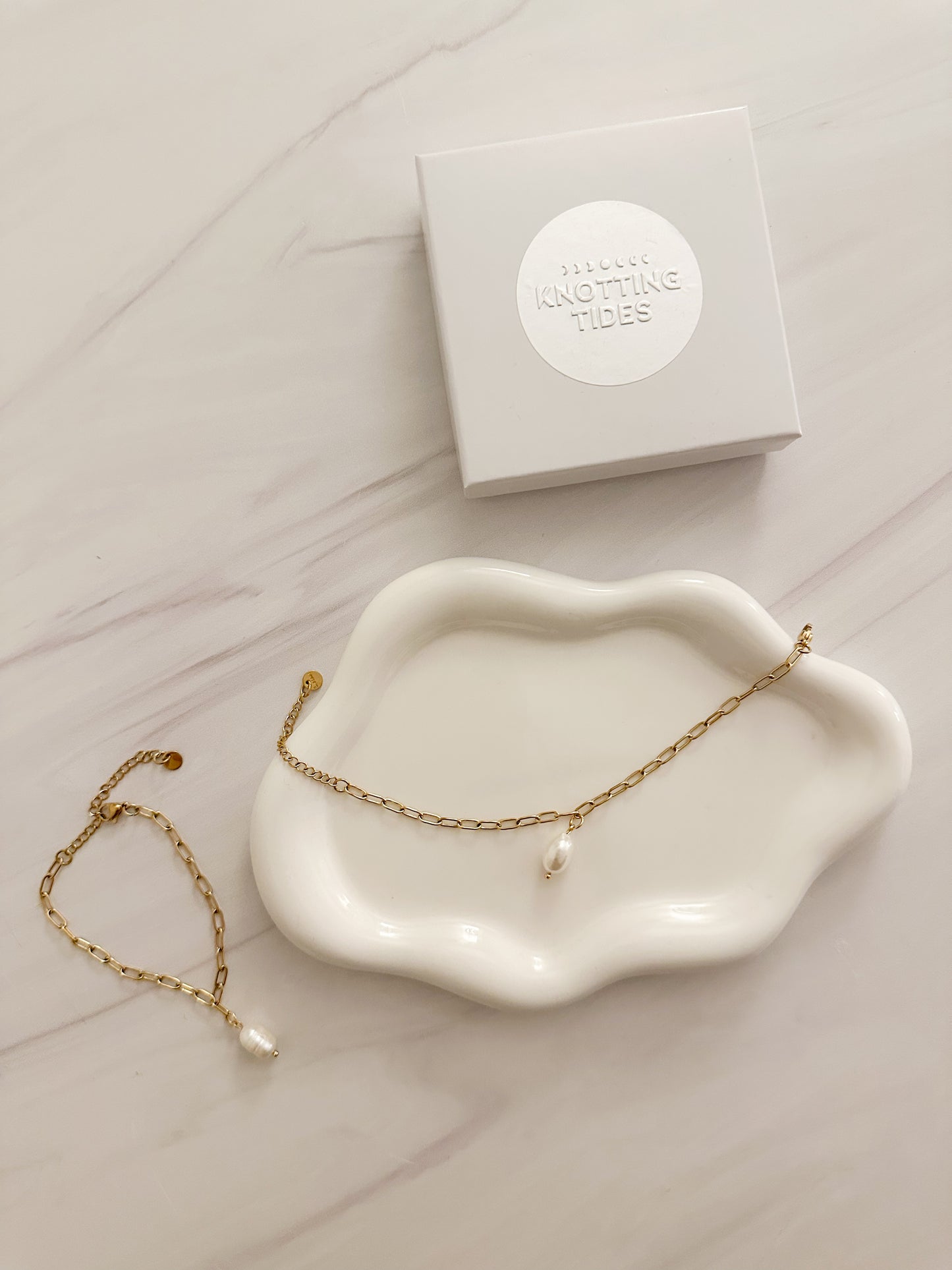 Freshwater Pearl Charm Bracelet