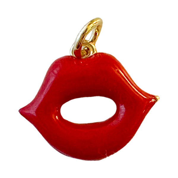 Red Lips Charm