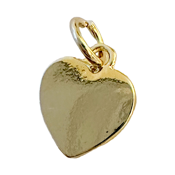 Golden Heart Charm