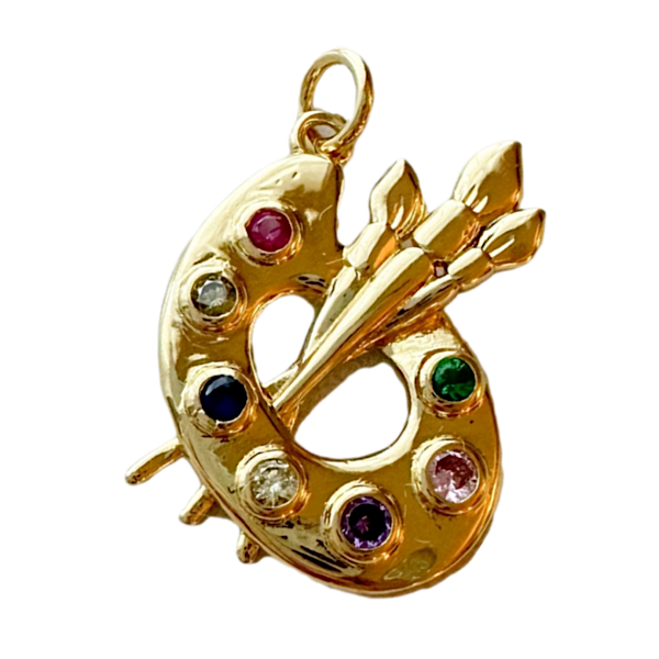 Artist Palette Charm