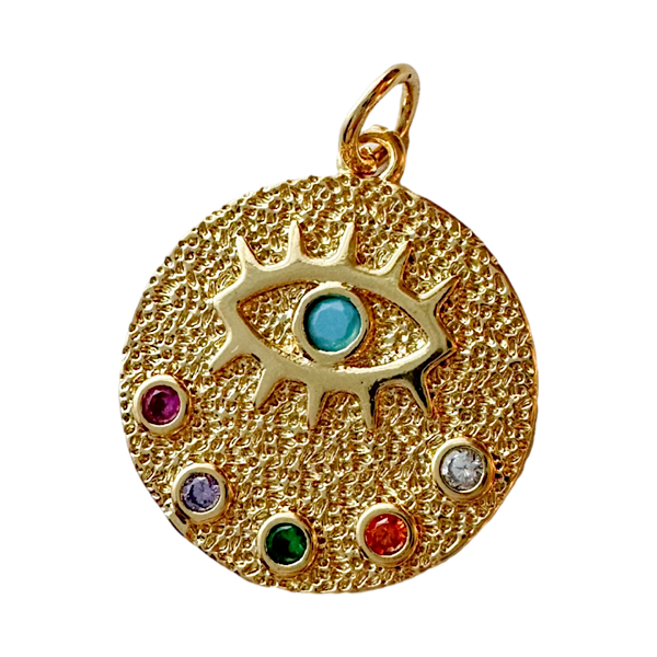 Evil Eye Gem Charm