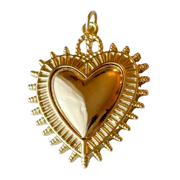 Golden Heart Charm