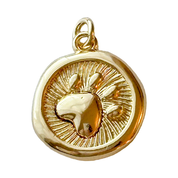Golden Paw Charm
