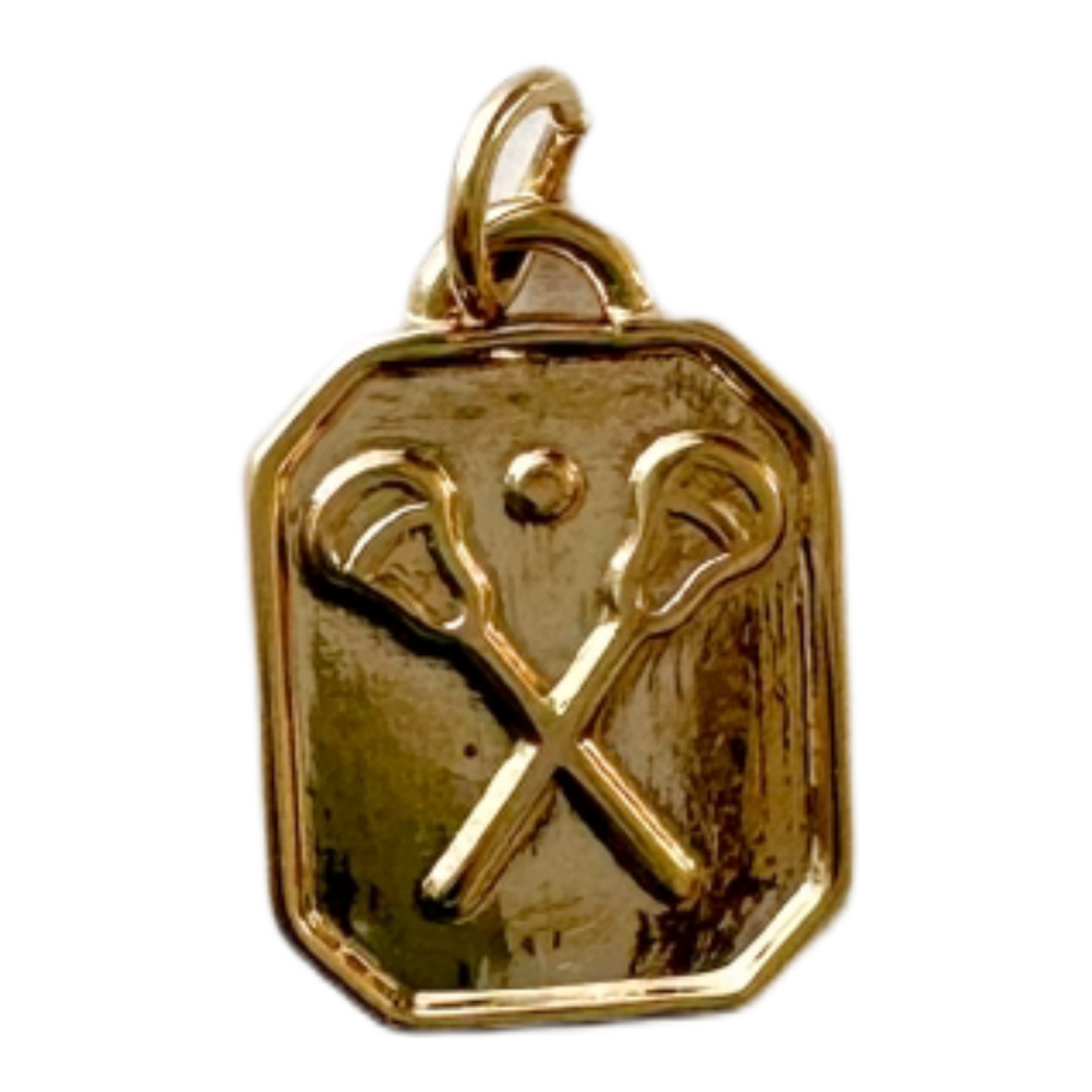 Lacrosse Crest Charm