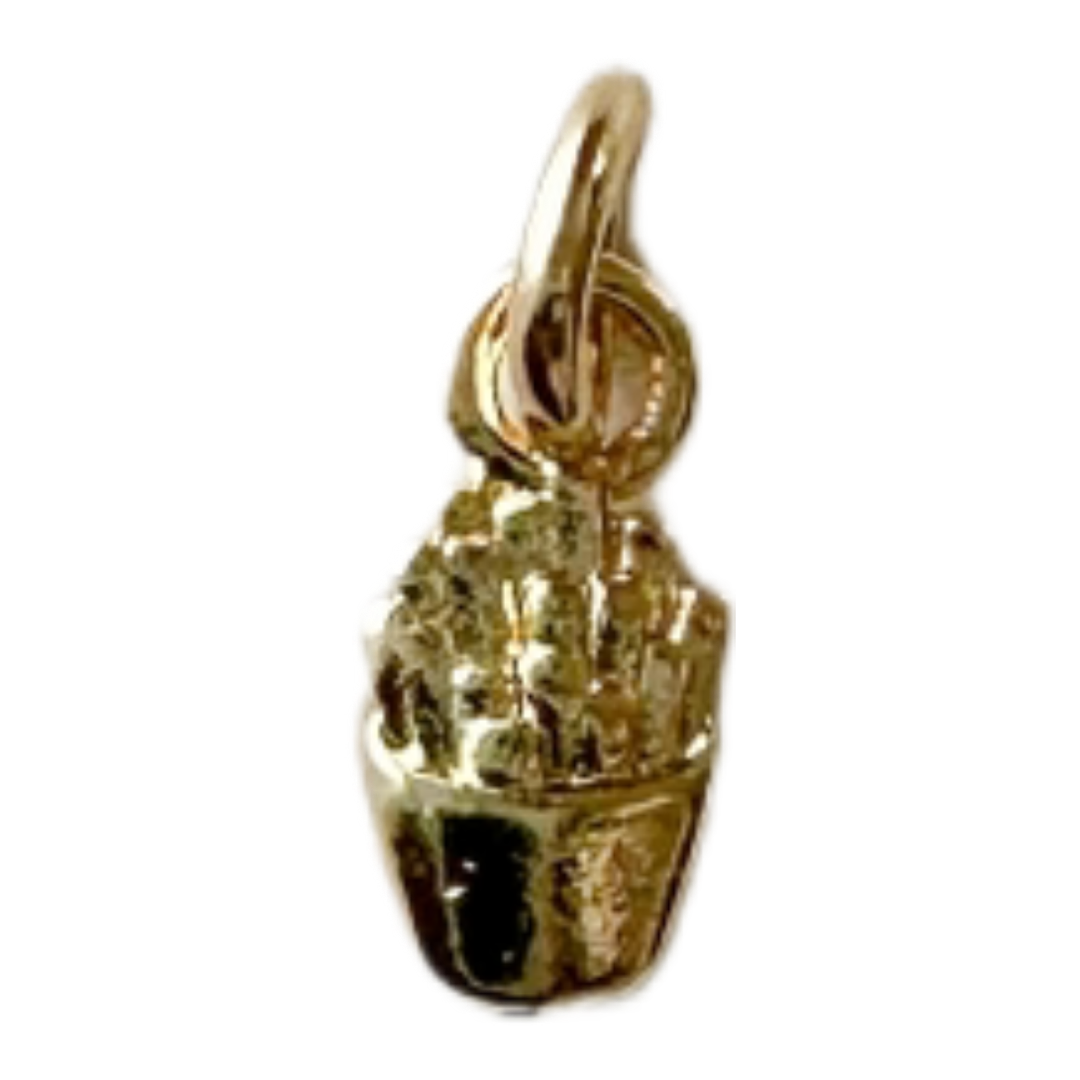 Golden French Fries Charm