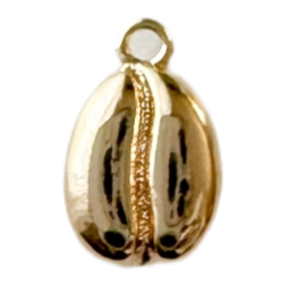Golden Coffee Bean Charm