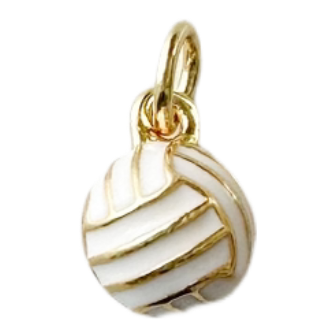 Golden Volleyball Charm