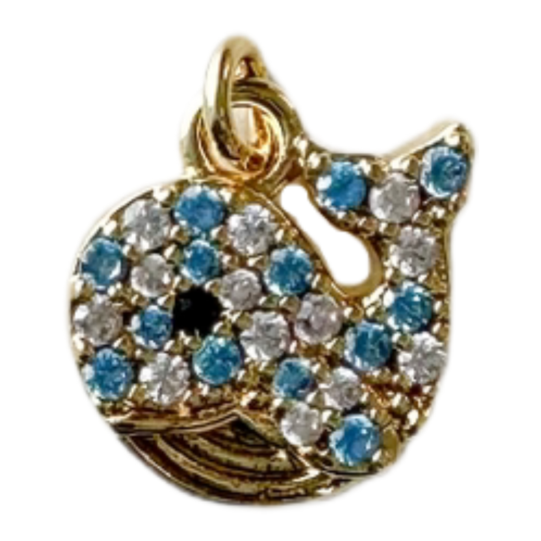 Sparkling Whale Charm