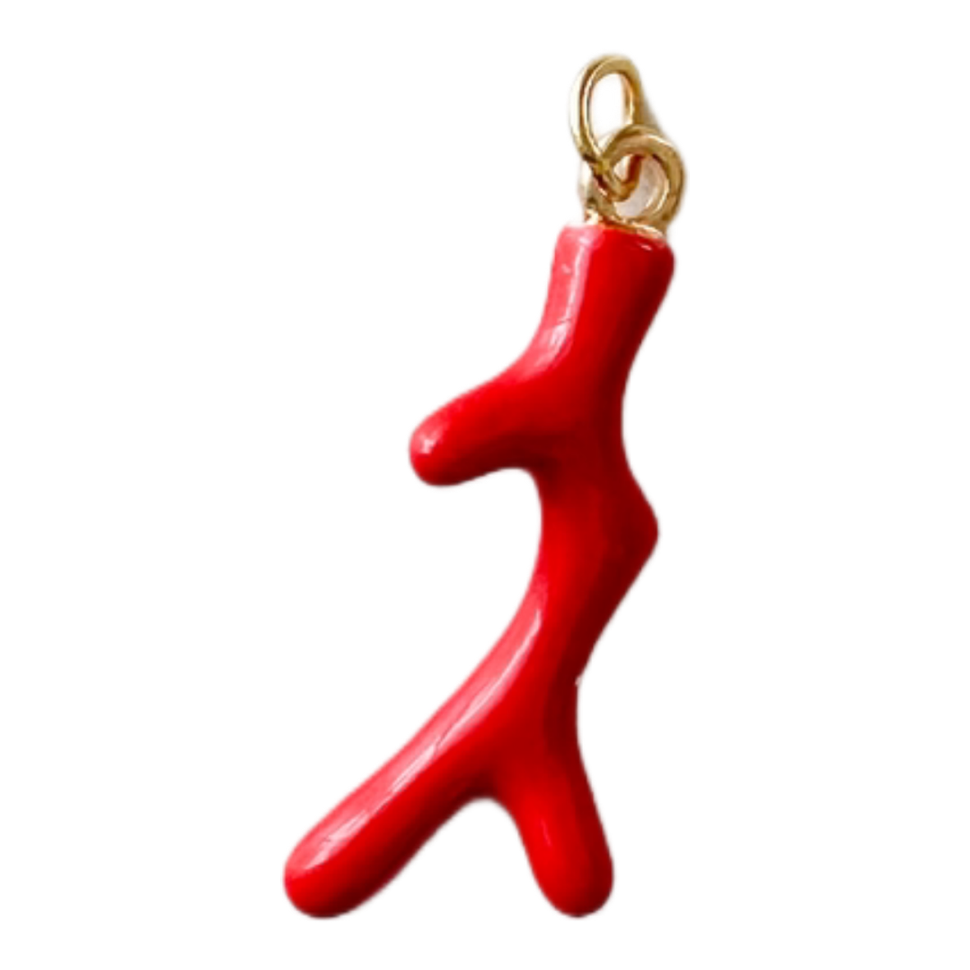 Crimson Coral Charm