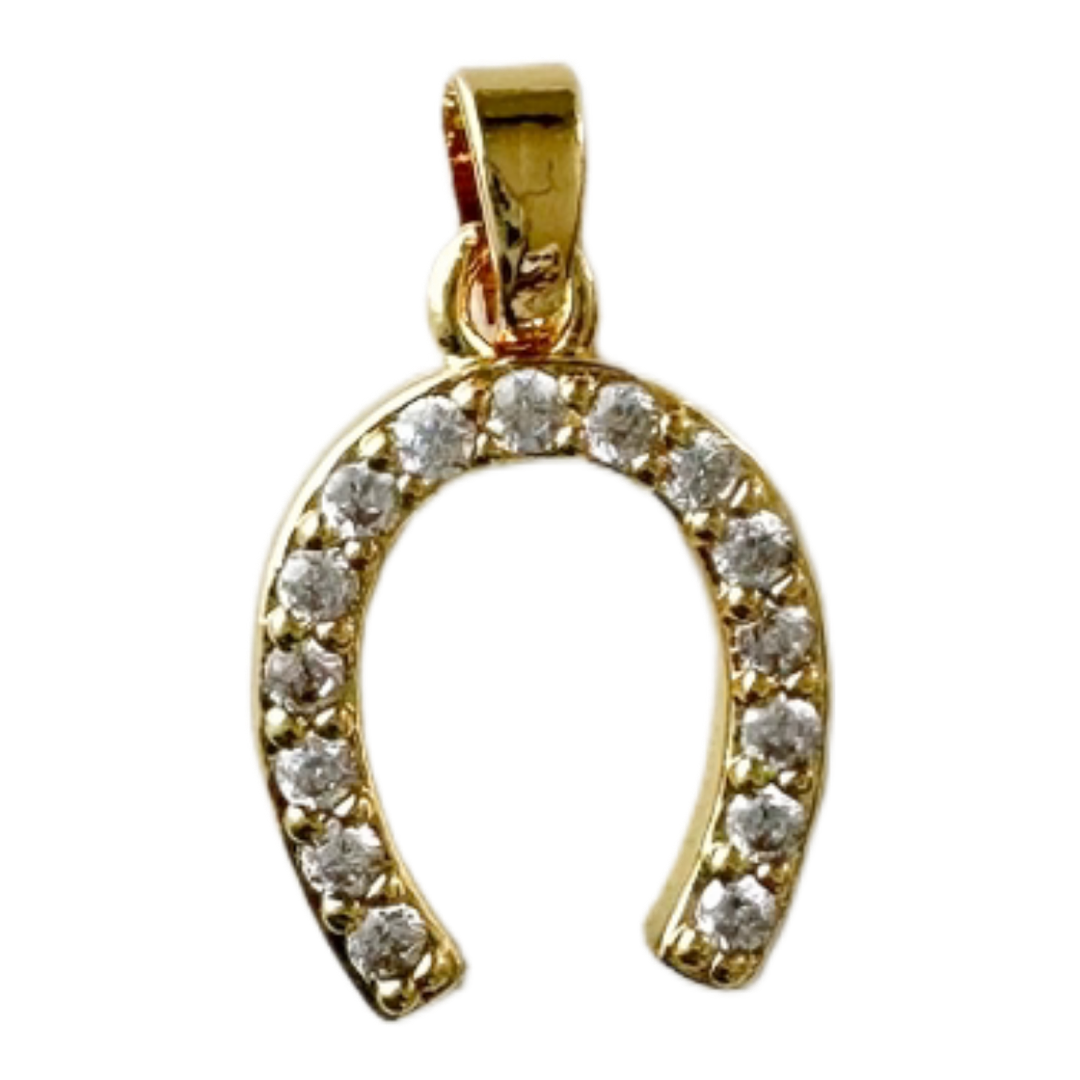 Starlit Luck Horseshoe Charm