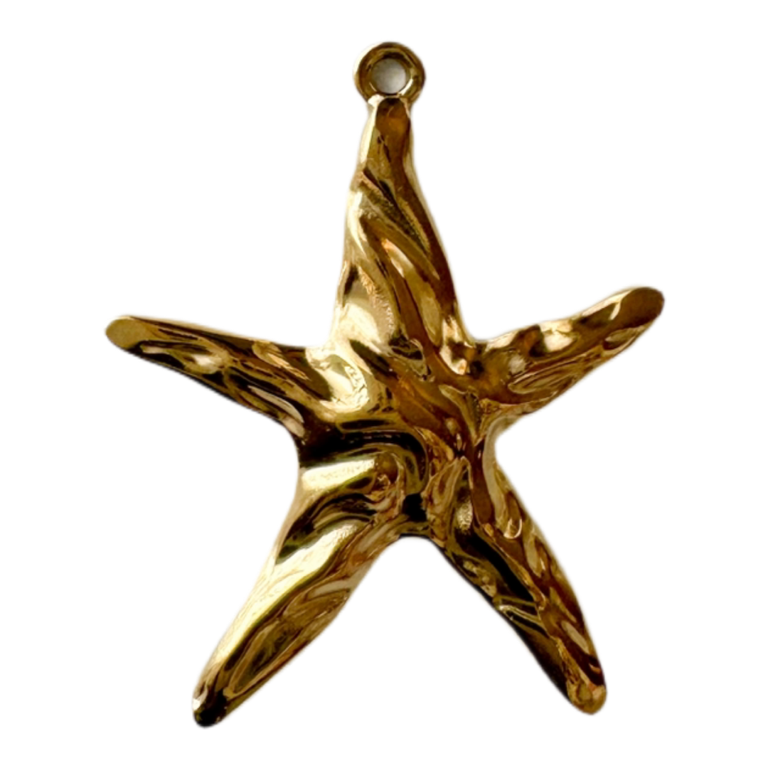 Golden Shore Starfish Charm