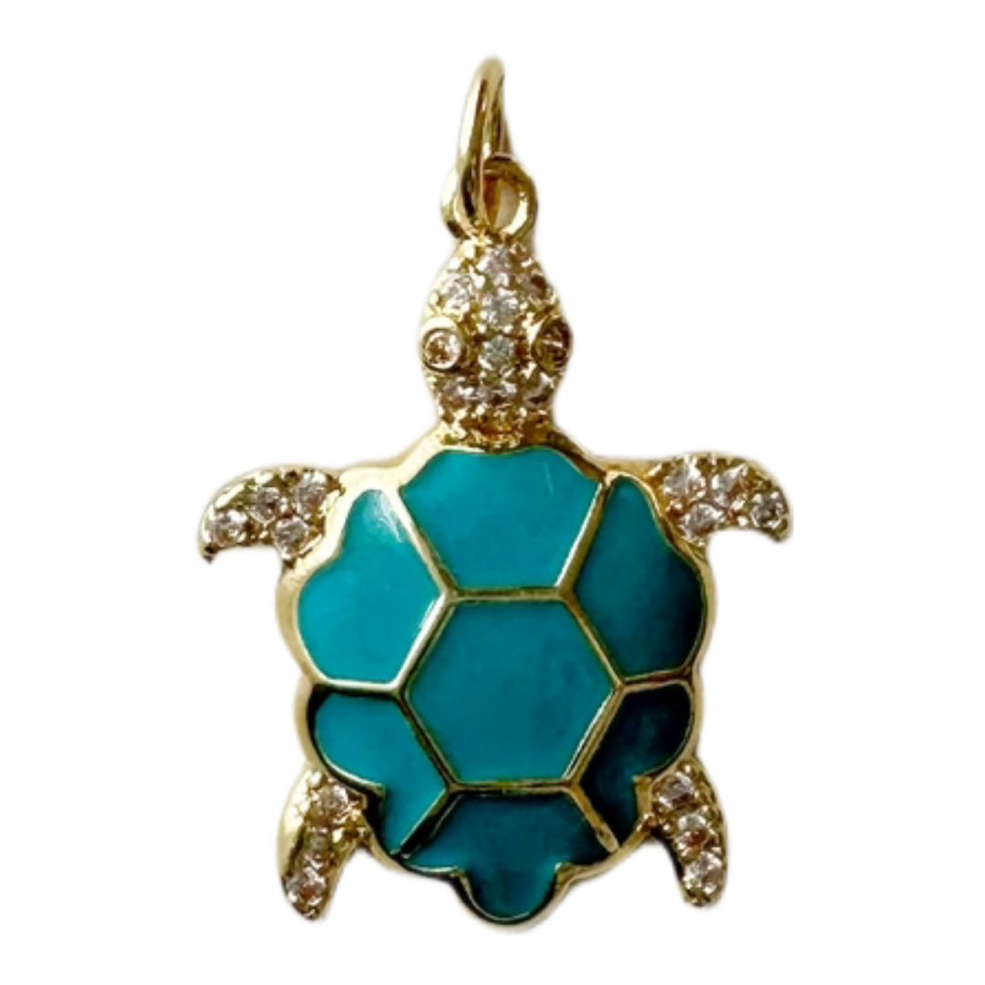 Lagoon Wanderer Turtle Charm