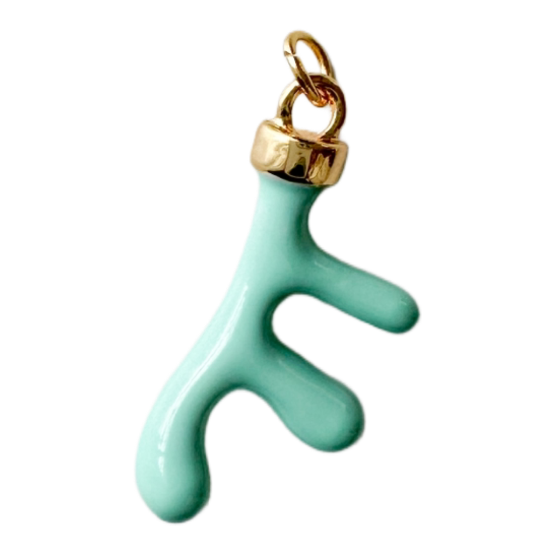 Seafoam Coral Charm