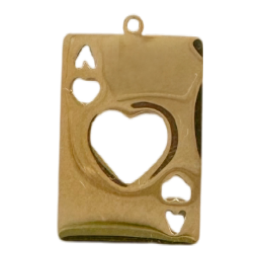 Gold Ace of Hearts