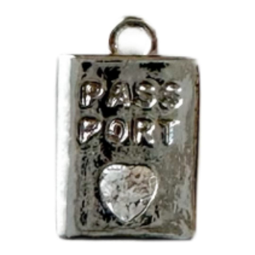 Silver Passport Charm