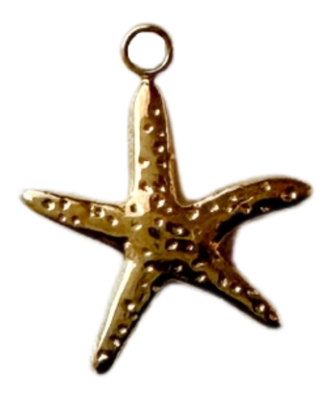 Golden Starfish Charm