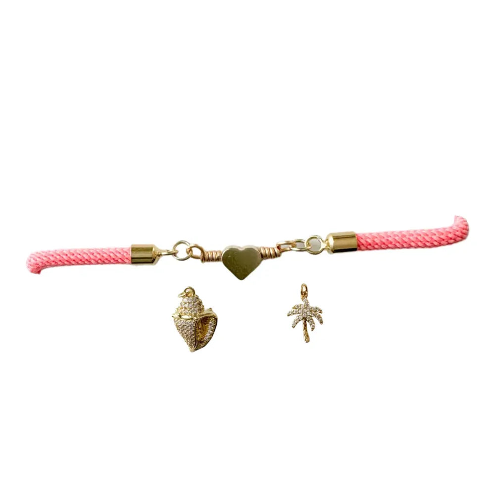 Custom Charm Rope Bracelet
