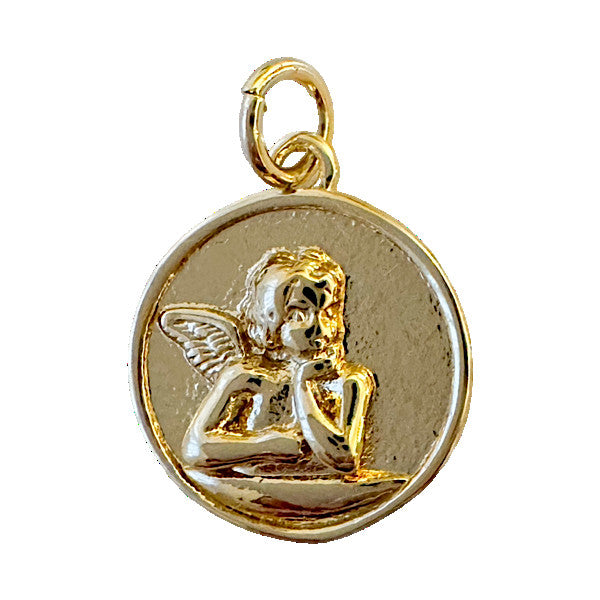 Golden Cherub Charm