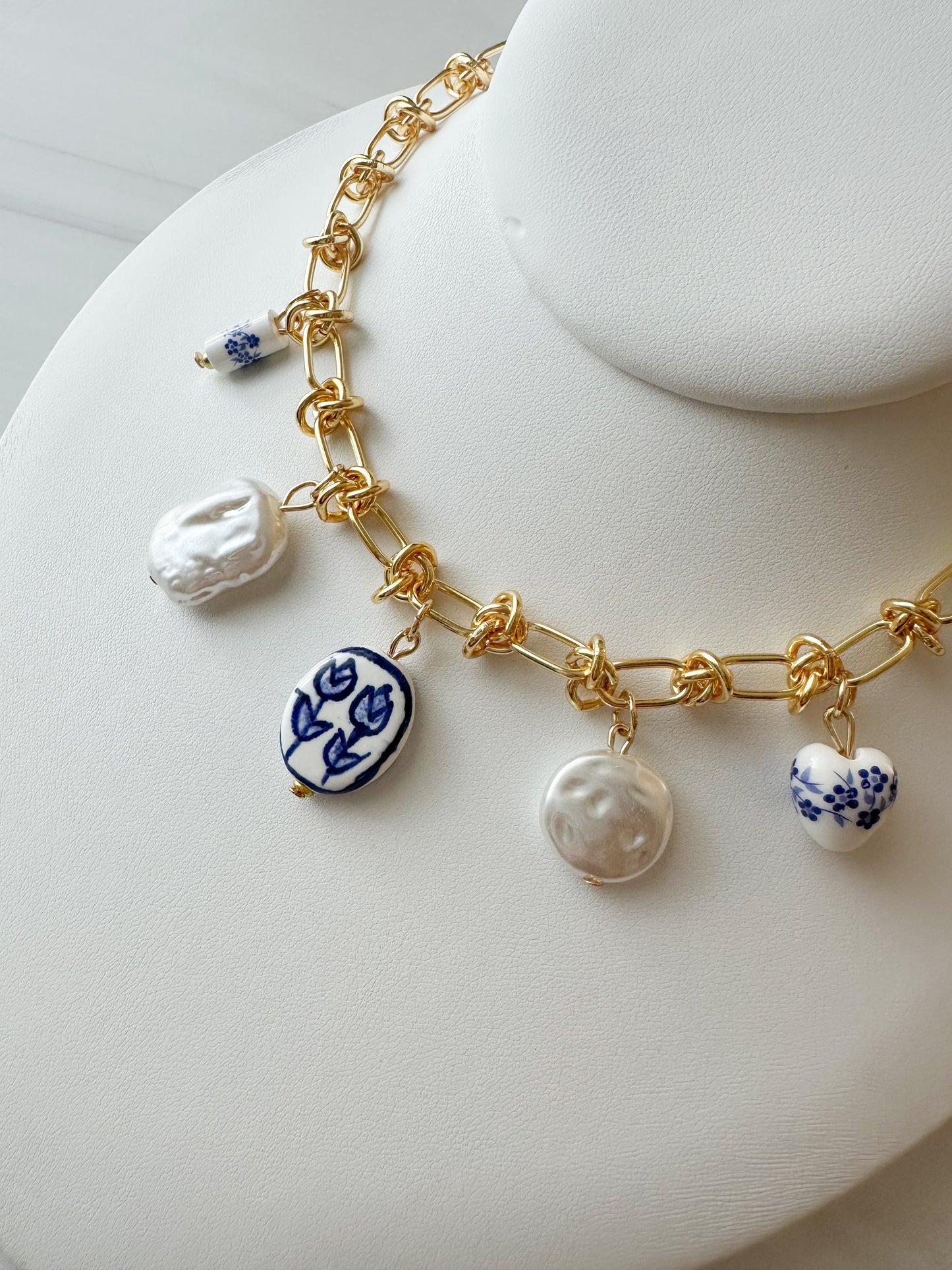 Delft Dreams Charm Necklace