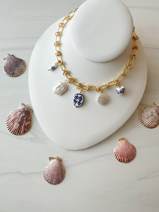 Delft Dreams Charm Necklace