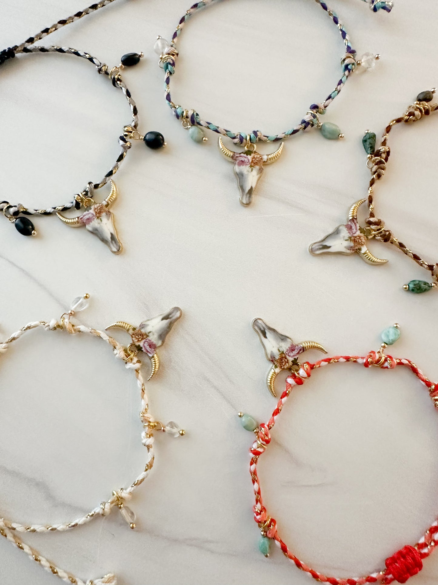Western Bloom Charm Bracelet