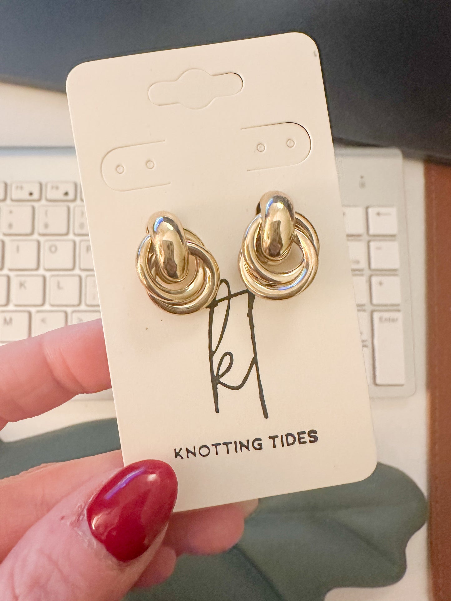 Golden Glam Earrings