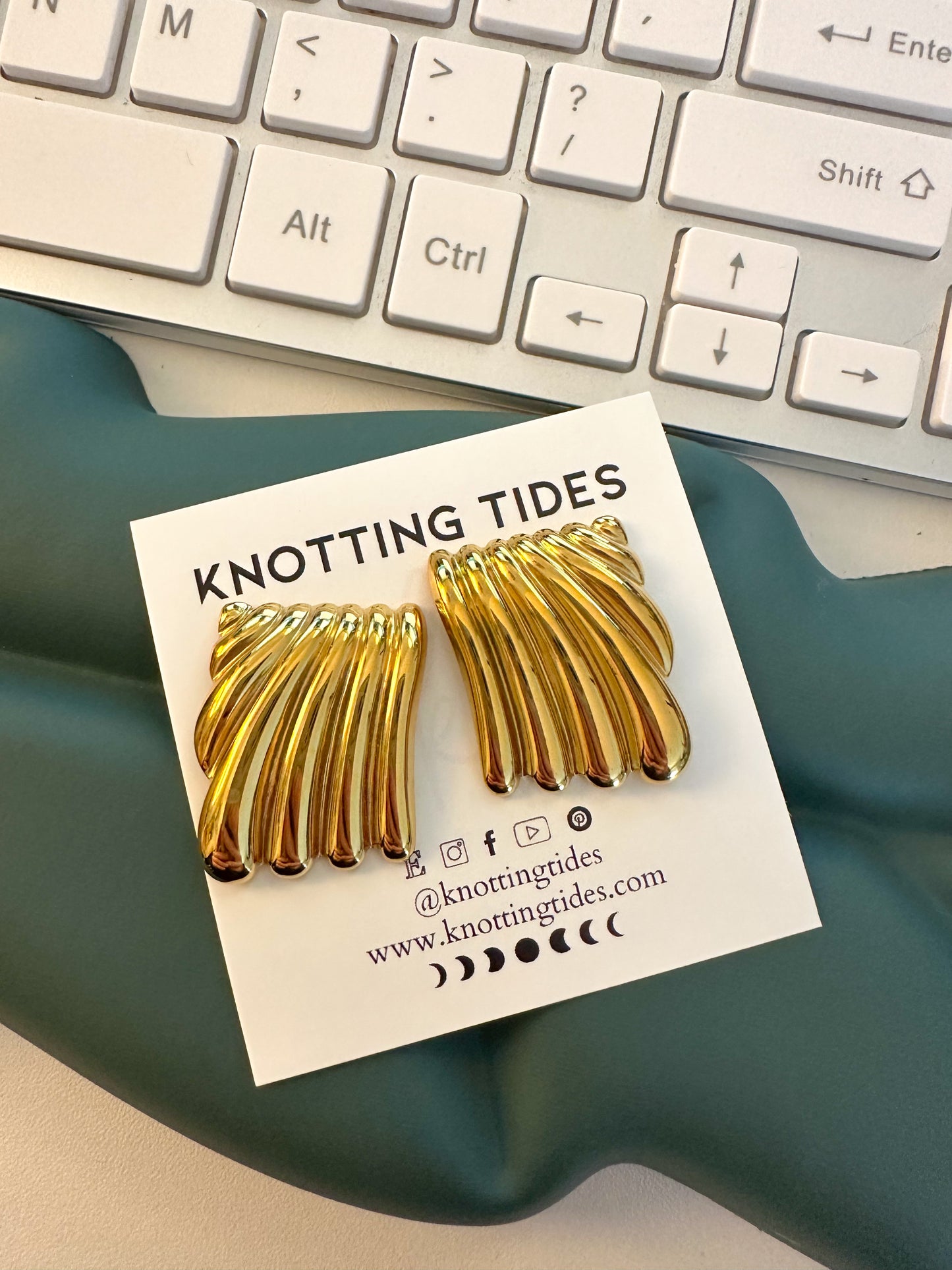 Golden Wave Earrings