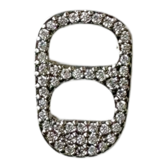 Sparkling Soda Tab Charm Silver